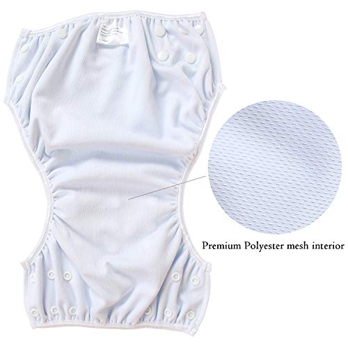 Teamoy Pañal Bañador (2 piezas) Pañal de natar Pantalones de entrenamiento,Aviones+Sonrisa gorda