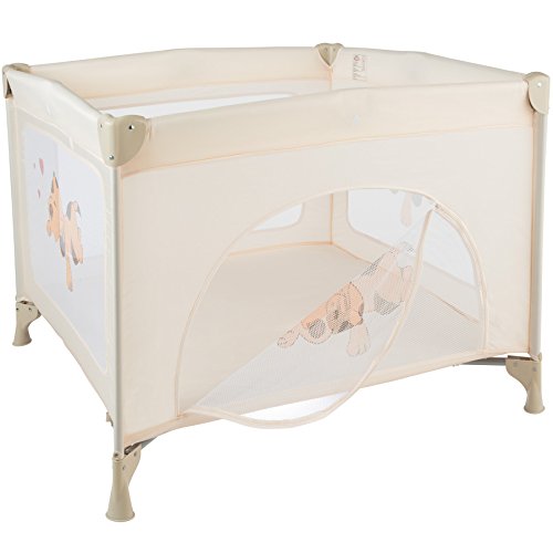 TecTake Parque para bebé Cuna Infantil de Viaje portátil (Beige | No. 402208)