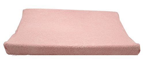 Ti TIN Funda para Cambiador de Bebé con Tejido Elástico Adaptable 100% Microfibra Suave y Absorbente, 80x50 cm, Color Rosa