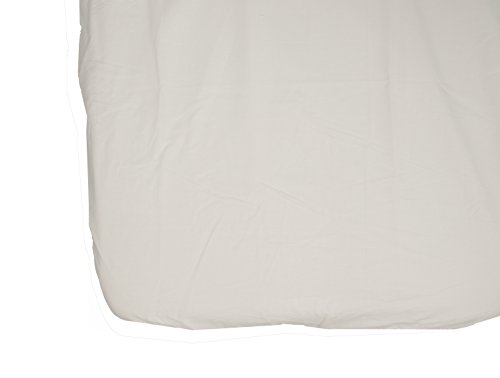 Ti TIN - Pack de 2 Sábanas Bajeras para Cuna 100% Algodón, Lote de 2 Sábanas Bajeras Ajustables con Elásticos para Bebé, 60x120 cm, 2 Unidades Blancas