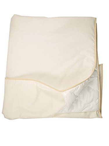 Ti TIN Travesero Empapador Impermeable Muy Absorbente para Cama Individual de 90 cm | Travesero para Bebés y Adultos de Algodón y Guata con Forro de Plástico, 90x160 cm