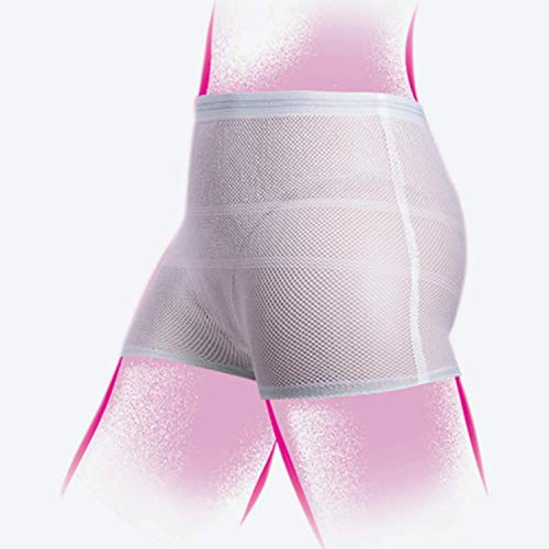 Tigex - Pack de 5 bragas de malla extensible, talla única, color blanco