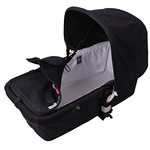 Tititnins® - Funda Capazo Velcro Bugaboo Buffalo PIQUE BLANCO - Acolchado Transpirable- (100% Algodón)