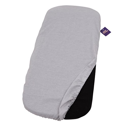 Tititnins® - Funda Colchón Capazo Impermeable Bugaboo Bee 5 y Bee 3 GRIS MELANGE - Sabana Capazo Bajera Ajustable (100% Algodón)