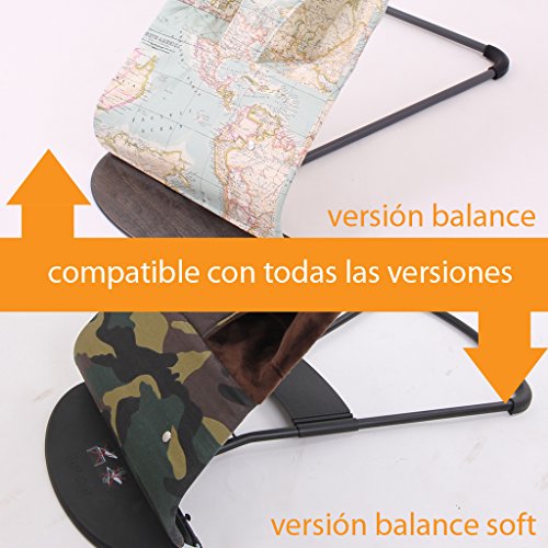 TititNins® - Funda para Hamaca Babybjorn Balance Soft y Bliss MUSICO.(**Sustituye tapicería original) +40 tejidos