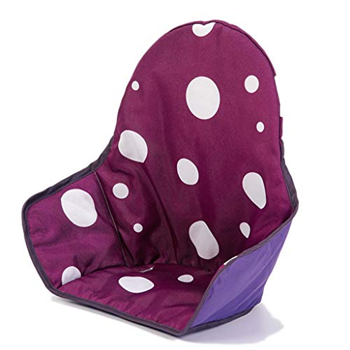 TMY tronas Niños Niños Silla Alta Funda de cojín Almohadillas de Refuerzo Cojines Silla de alimentación Cojín Silla de Paseo Cojín Asiento (Color : Purple)