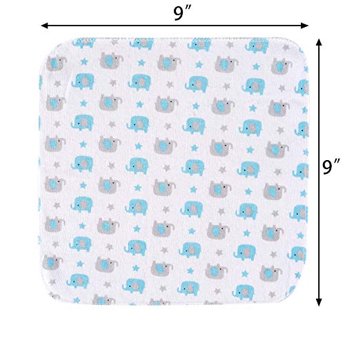 Toalla de baño con capucha y toallitas para bebé, Extra suave y ultra absorbente, Paquete de 6 regalos para recién nacidos y bebés, elefante