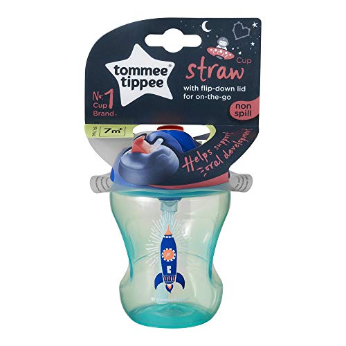 Tommee Tippee 44701381 - Taza easy drink con pajita, 6 meses +