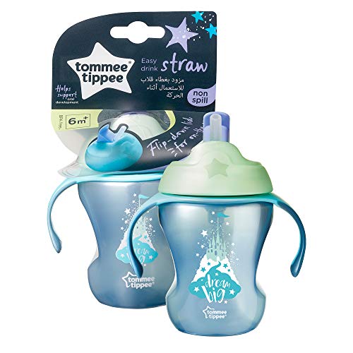 Tommee Tippee 44701381 - Taza easy drink con pajita, 6 meses +