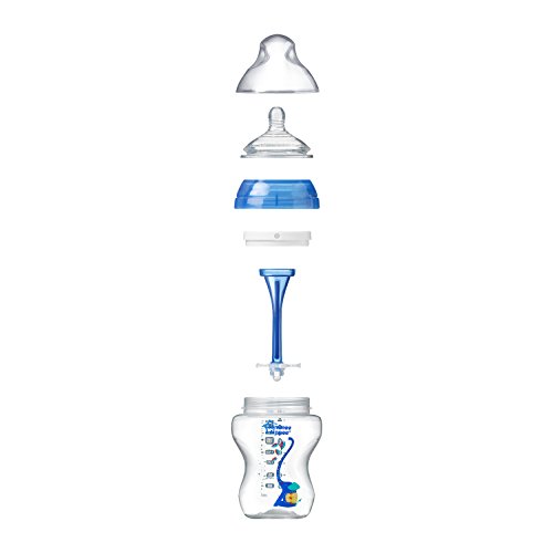 Tommee Tippee Biberón Anti-cólicos Avanzado, 260 ml, azul