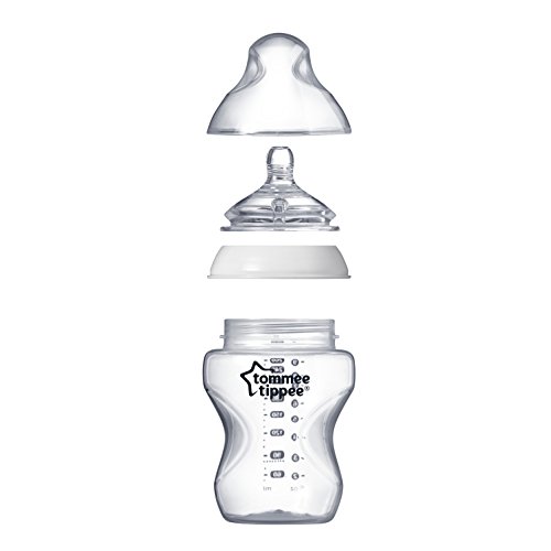 Tommee Tippee Biberones Closer to Nature, 340 ml, 2 Unidades, Transparente