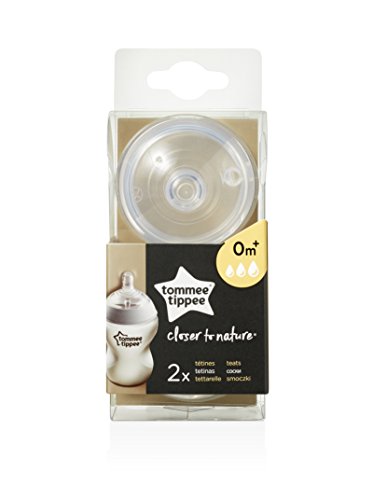 Tommee Tippee Closer to Nature tetinas, flujo variable, 2 unidades