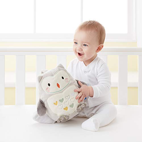 Tommee Tippee, Grofriends,  Ollie el Búho - Peluche Duermebebés con Sensor de Llanto