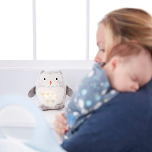 Tommee Tippee, Grofriends,  Ollie el Búho - Peluche Duermebebés con Sensor de Llanto