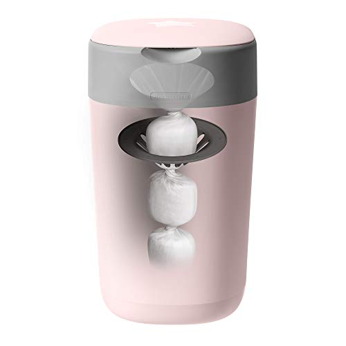 Tommee Tippee Sangenic Sistema avanzado para desechar pañales Twist & Click, Rosa