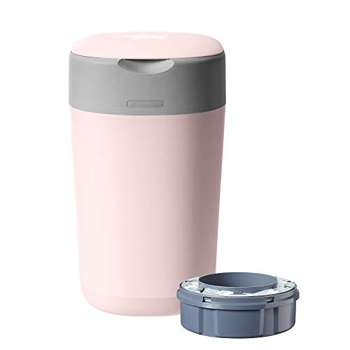 Tommee Tippee Sangenic Sistema avanzado para desechar pañales Twist & Click, Rosa