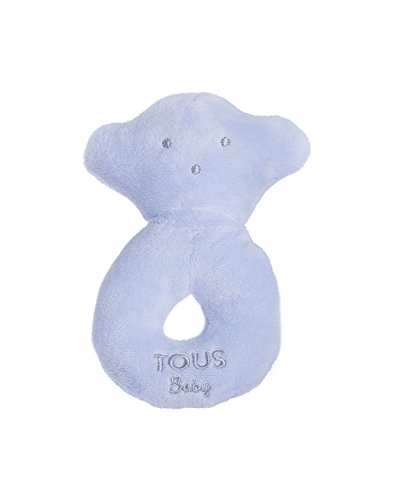 Tous Baby- Oso sonajero, Color Celeste (T.Bear-601_00067_0/36M)