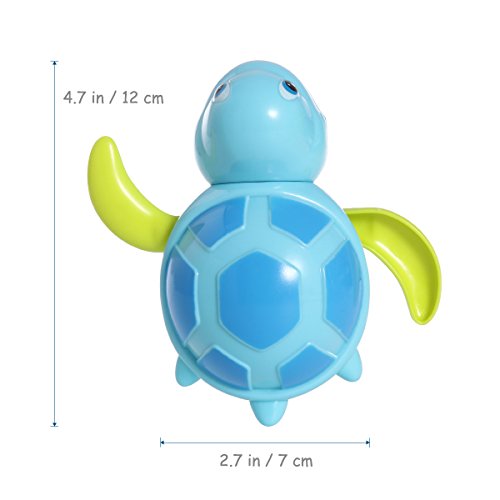 TOYMYTOY 3pcs bebé baño juguetes de natación bañera linda tortuga natación juguetes