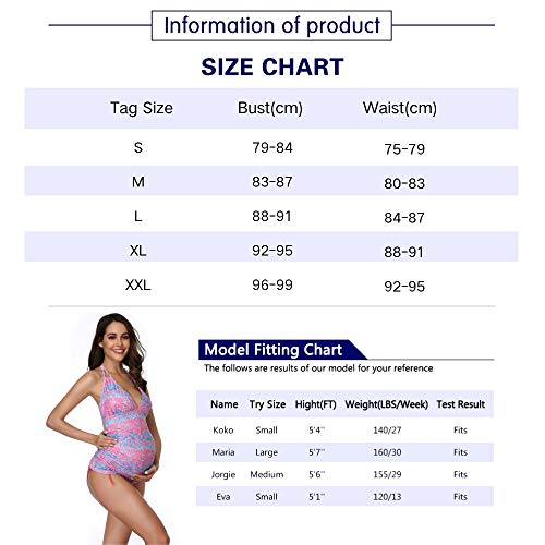 Traje de baño de Maternidad Verano Mae triángulo Halter Bikini Negro Small