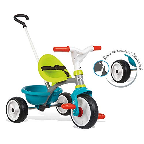 Triciclo Be move azul con volquete y ruedas silenciosas (Smoby 740326)