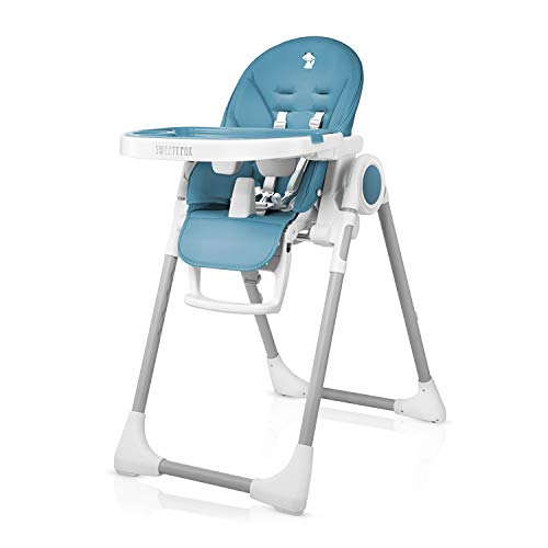 Trona para bebés regulable - Respaldo para Niño Reclinable 5 Posiciones - 7 Alturas Diferentes - Cojín Bebé Confort - 7 Alturas Diferentes - Trona para Bebe