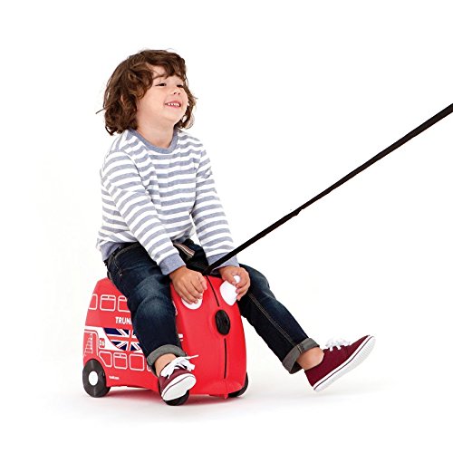 Trunki  Maleta correpasillos y equipaje de mano infantil: Autobús Boris (Rojo)