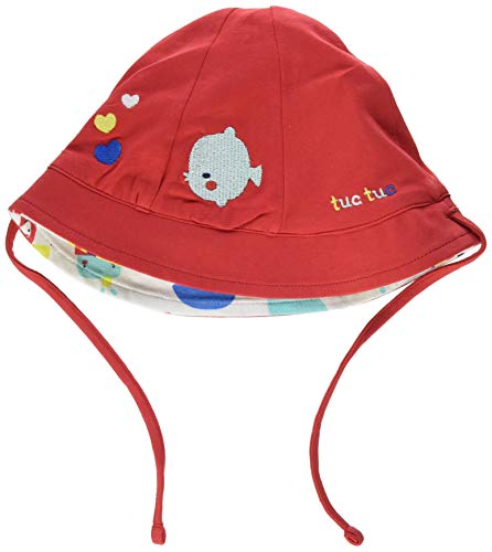 Tuc Tuc Gorro Reversible Punto Estampado Unisex Rojo AL Agua Gato