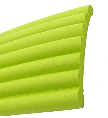 TUKA Multiusos Protector Espuma, 200cm x 80mm x 8mm Universal anticolisión Protector Rollo para Superficie Dura & Bordes, anticolisión Protección Tira para Bebés y niños, Verde, TKD7002-green