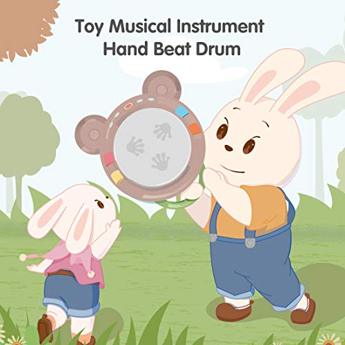 Tumama Juguetes electrónicos Musicales para bebés,Tambores iluminados para bebés Instrumentos Musicales para bebés Juguetes sensoriales para bebés Juguetes Musicales Regalo para bebés,niños pequeños