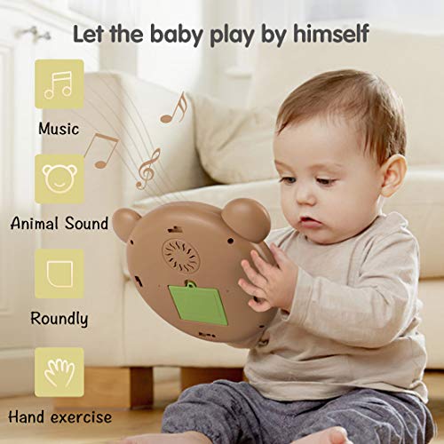 Tumama Juguetes electrónicos Musicales para bebés,Tambores iluminados para bebés Instrumentos Musicales para bebés Juguetes sensoriales para bebés Juguetes Musicales Regalo para bebés,niños pequeños