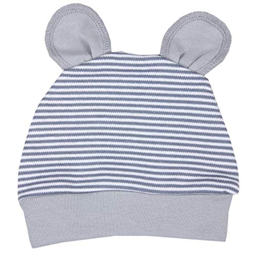 TupTam Conjunto de Ropa Bebés Body y Pantalones y Gorra, Elefante Gris, 0-2 Meses(56cm)