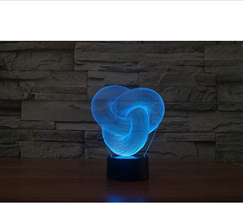 Twist Bedroom Small Desk Lamp 7 Colors Changing Led Night Lights Decoración para el hogar Kids Gift Toys Lamp