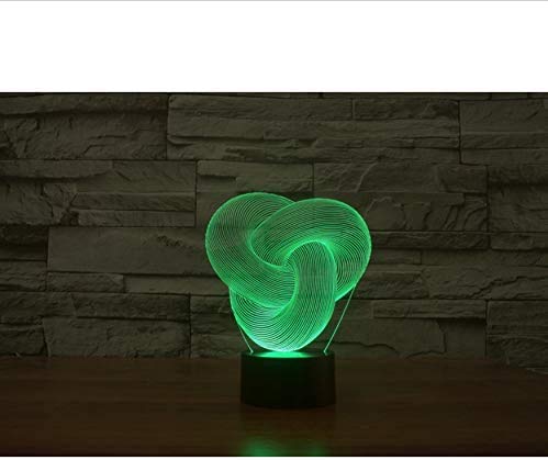 Twist Bedroom Small Desk Lamp 7 Colors Changing Led Night Lights Decoración para el hogar Kids Gift Toys Lamp