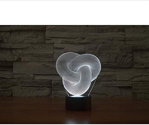 Twist Bedroom Small Desk Lamp 7 Colors Changing Led Night Lights Decoración para el hogar Kids Gift Toys Lamp