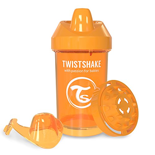 Twistshake 78060 - Vaso con boquilla, color naranja