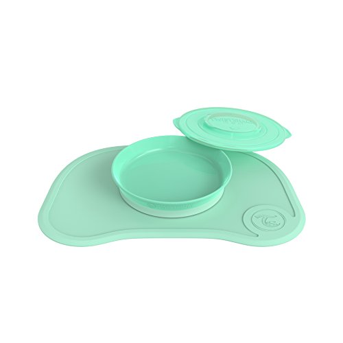 Twistshake 78131 - Juego de vajilla, color pastel verde