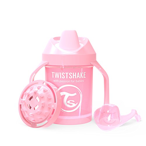 Twistshake 78267 - Vaso con boquilla, color pastel rosa