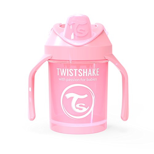 Twistshake 78267 - Vaso con boquilla, color pastel rosa