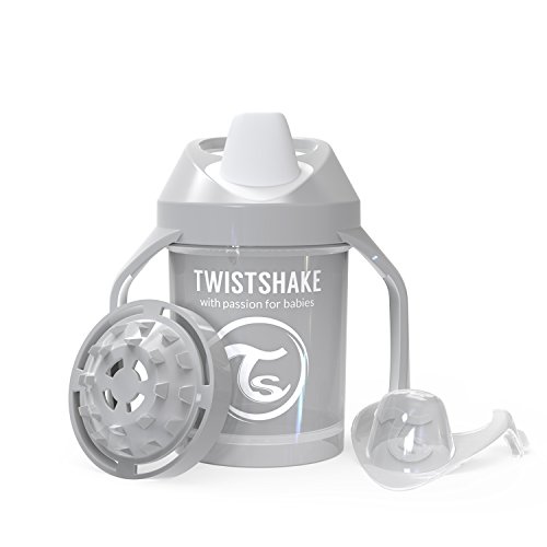 Twistshake 78272 - Vaso con boquilla, color pastel gris