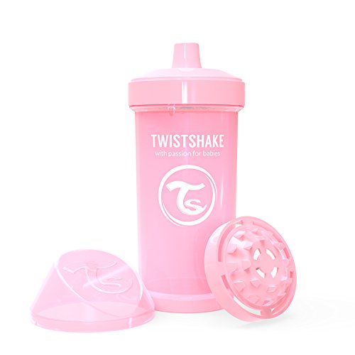 Twistshake 78279 - Vaso con boquilla, color pastel rosa