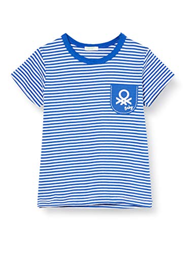 United Colors of Benetton T-Shirt Camiseta de Tirantes, Azul (Surf The Web 79r), 52 (Talla del Fabricante: 56) para Bebés