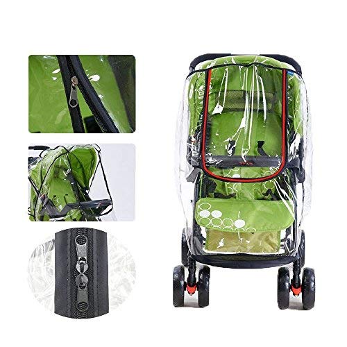 Universal Baby Cochecito de lluvia y Buggy Bolsa de almacenamiento, HULISEN Impermeable Parasol cochecito de viento de protección contra el polvo de escudo y organizador para cochecitos