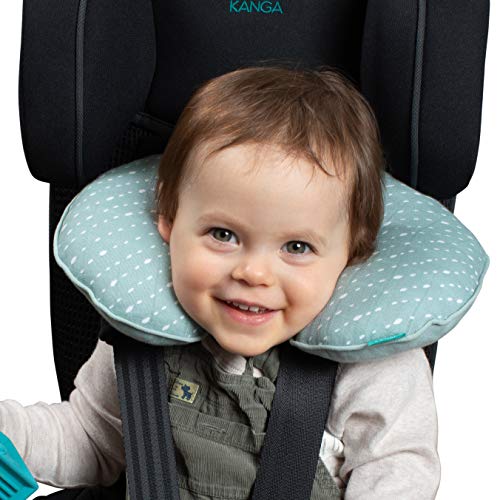 Urban Kanga Almohada Viaje Cervical de Bebé Cojín de Soporte de Cuello Infantil (Verde)