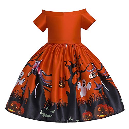 Vectry Disfraz De Princesa Mujer Outlet Ropa Bebe Invierno Vestidos De Ceremonia para Niñas Disfraces para Mujer Disfraces Halloween Vestidos Niña Vestir Vestidos para Vestido Anaranjado