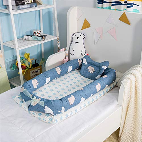 VIUNCE 2018 Bebé Cuna Portátil Infant Toddler Cuna Cuna for Recién Nacido Vivero Viajes Plegable Bebé Nido Cama de Bebé for el Cuidado del bebé Cuna (Color : 3)