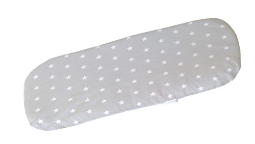 Vizaro - Sábana Bajera para Colchón de Capazo de Carrito de Bebé 70-80x30-35cm - Algodón Puro - Hecho UE, OekoTex - Estrellitas