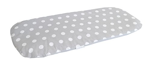 Vizaro - Sábana Bajera para Colchón de Capazo de Carrito de Bebé 70-80x30-35cm - Algodón Puro - Hecho UE, OekoTex - Lunares