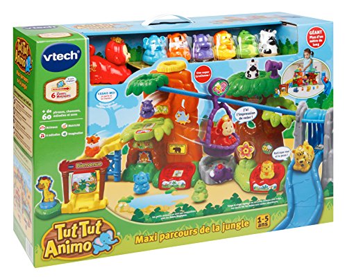 VTech – 504605 – Tut Tut Animo – Maxi Alcance de la Jungle + Tango/El Mono Rigolo