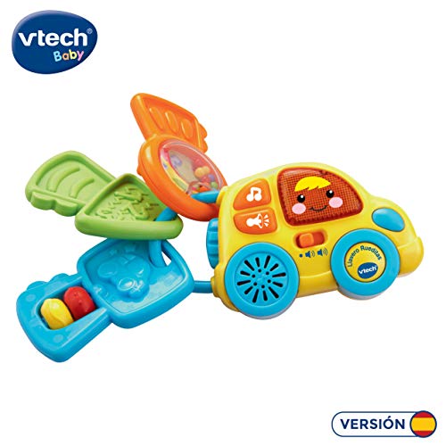 VTech-80-150622 Llavero electrónico Infantil con Forma de Coche (3480-150622)