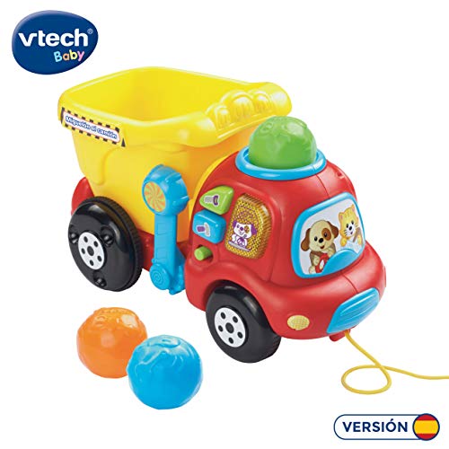 VTech-80-166522 Camión Interactivo con luz y Sonido, 22.9 x 21.6 x 17.8 (3480-166522)